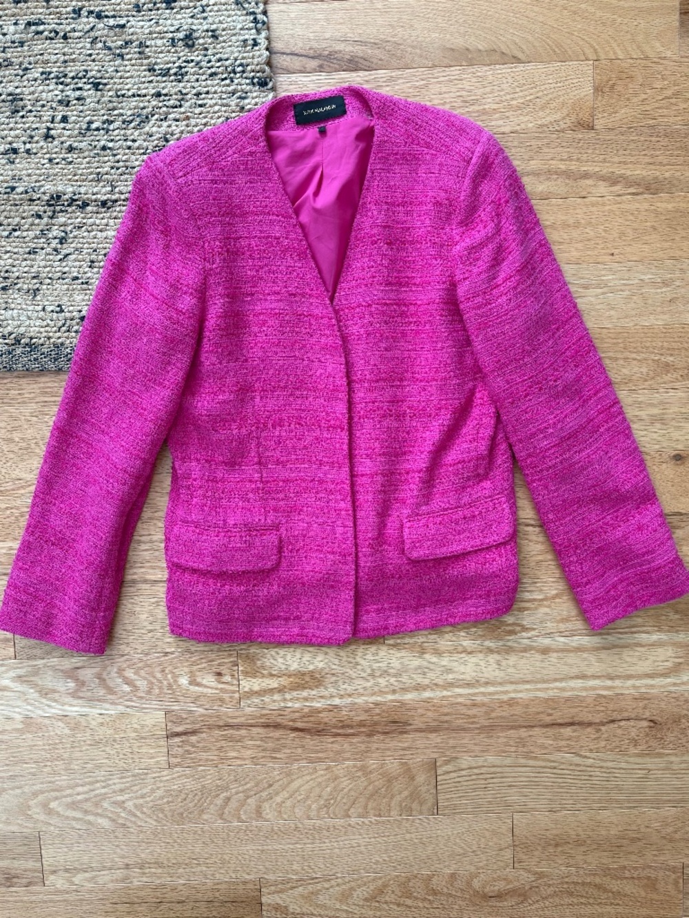 Kobi Halperin Elle Openfront Cotton Tweed jacket